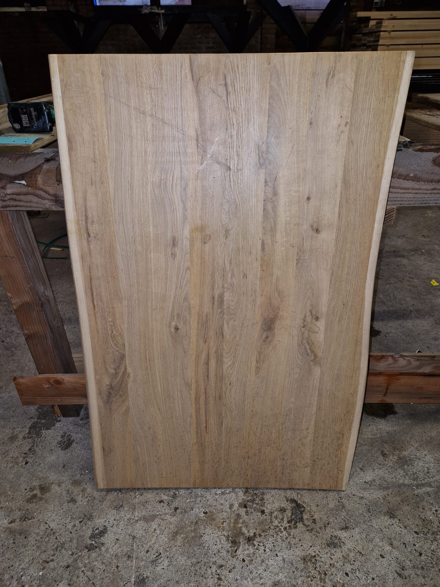 Eiken boomstam 120 x 80cm